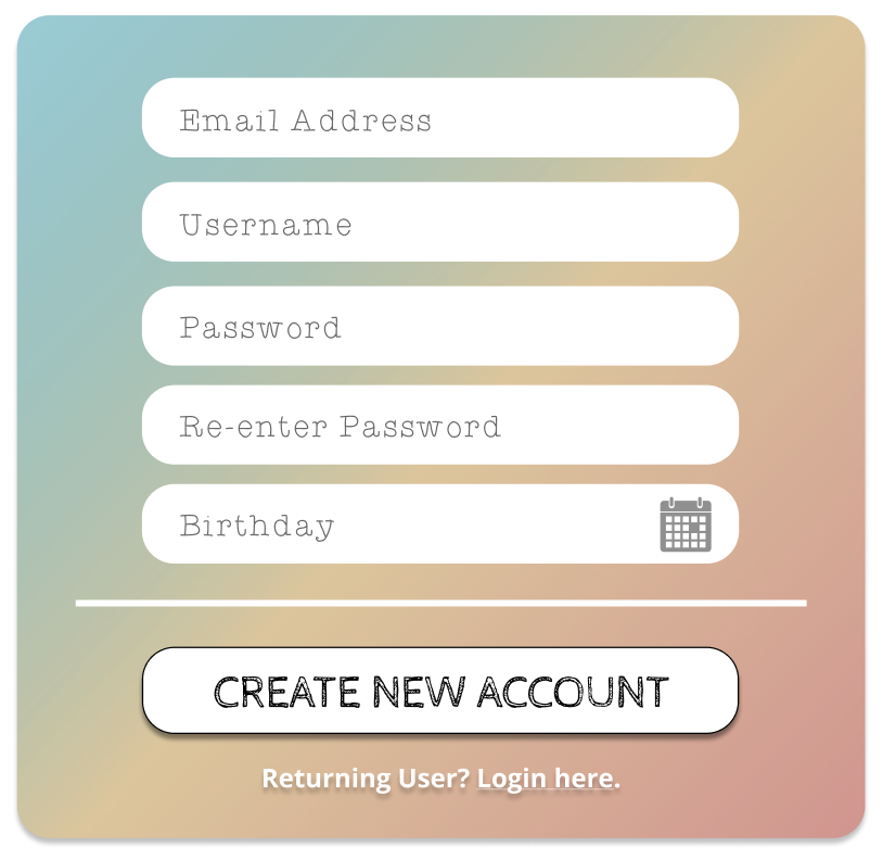 Create a New Account
