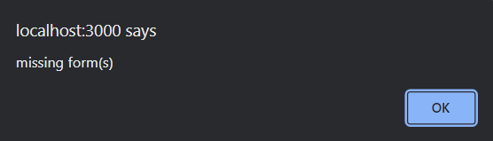 Error Message